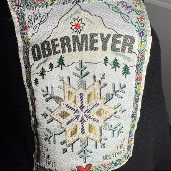 Obermeyer Ski Jacket Green 80s Retro Size 10 Vintage - Picture 7 of 13